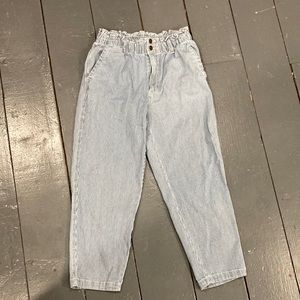 Pinstripe blue and white jeans, Universal Thread